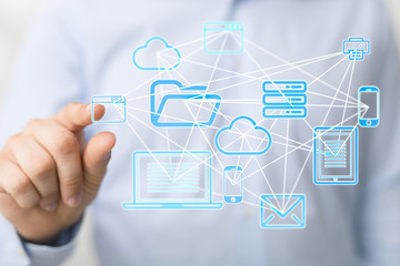 data code binary concept