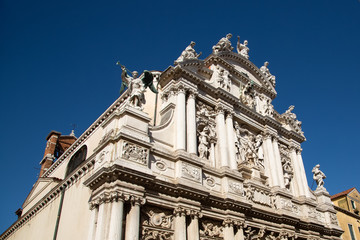 Fototapeta na wymiar St Mark's Basilica in Venice, Italy. Saint Marco basilica.