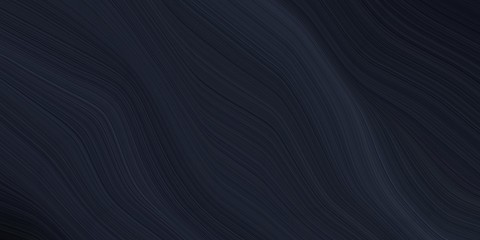 Fototapeta premium background graphic with modern waves background illustration with very dark blue, dark slate gray and black color