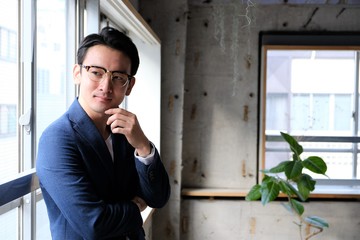 ビジネスマン　ポートレート