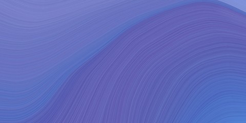 background graphic with modern curvy waves background design with slate blue, corn flower blue and dark slate blue color