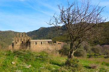 Fototapeta na wymiar Monastère de San Quirze de Colera