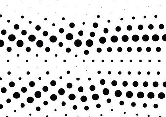Abstract halftone dotted background. Monochrome pattern with dot and circles.  Vector modern pop art texture for posters, sites, business cards, cover postcards, interior design, labels, stickers.
