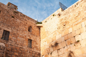 Wall of Tears or Wailing Wall in Jerusalem, Israel