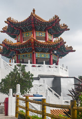 Thean Hou Temple exterior. Chinese temple in Kuala Lumpur, Malaysia