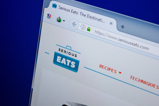 Ryazan, Russia - June 26, 2018: Homepage of SeriouSeats website on the display of PC. URL - SeriouSeats.com.