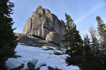 Pielgrzymy - one of the most interesting rocks formation in the Karkonosze Mountains, Poland.