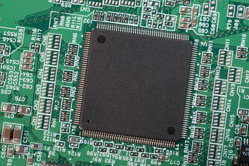 Printed circuit board of a modern electronic device
