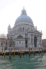 Fototapeta na wymiar Santa Maria della Salute in Venice Italy
