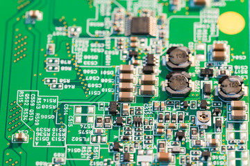 Printed circuit board of a modern electronic device