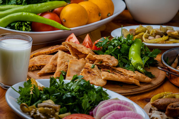 meat with vegetables