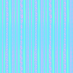 Striped Seamless Pattern Trendy Colors