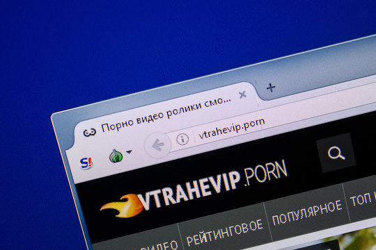 Vtrahip - Ryazan, Russia - June 26, 2018: Homepage of Vtrahevip website on the  display of PC. URL - Vtrahevip.porn. Stock Photo | Adobe Stock