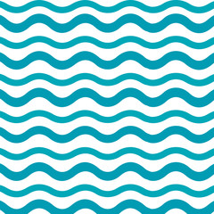 Blue wave pattern