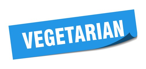 vegetarian sticker. vegetarian square sign. vegetarian. peeler