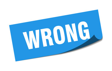 wrong sticker. wrong square sign. wrong. peeler