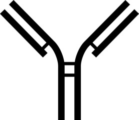 Antibody icon - vector illustration