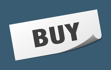 buy sticker. buy square sign. buy. peeler