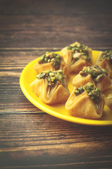 South Indian traditional snacks Pistachio Baklava