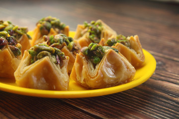 South Indian traditional snacks Pistachio Baklava
