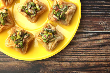 South Indian traditional snacks Pistachio Baklava