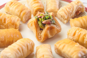 South Indian traditional snacks Finger cashew Baklava sweet