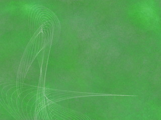Abstract neon green grunge background with waves