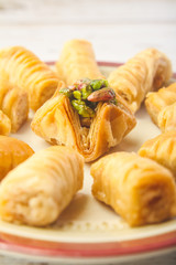 South Indian traditional snacks Finger cashew Baklava sweet