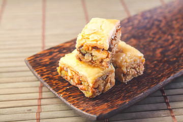 South Indian traditional snacks Pistachio Baklava