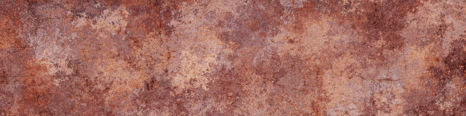 Rusty brown metal background.Steel oxidizing texture.Damaged old metal surface. - obrazy, fototapety, plakaty