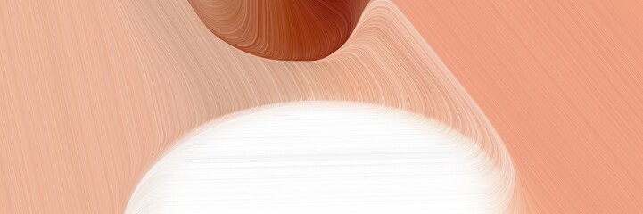 header background graphic with abstract waves design with burly wood, linen and saddle brown color