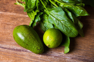 Fresh green food
