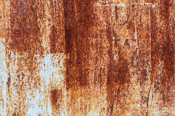 Old Weathered Reddish Rusty Metal Texture