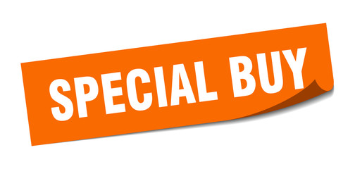 special buy sticker. special buy square sign. special buy. peeler