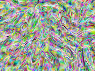 multi-colored peacock background. 3d render