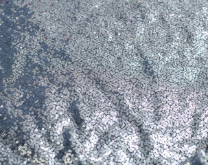 metallic round shiny pleat fabric lined in the studio