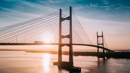 Obraz premium Dames Point Bridge Jax FL