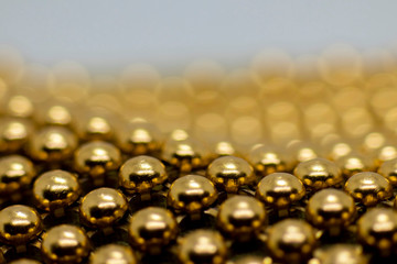 Abstract elegant banner with christmas balls and place for text.