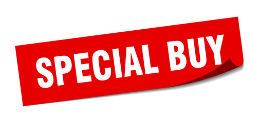 special buy sticker. special buy square sign. special buy. peeler