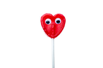 Piruletas de corazón