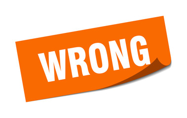 wrong sticker. wrong square sign. wrong. peeler