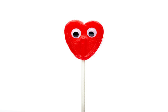 Piruletas de coraz&oacute;n