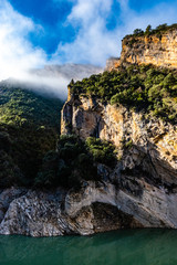 cliffs of Congost de Mont-rebei (Spain)