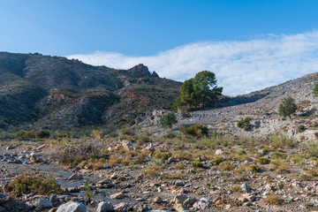 ruins of an old inn on the Jorairatar river (Ugijar) Spain