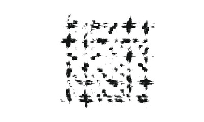 Scattered cross texture