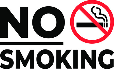 No smoking sign in black frame isolated on white background. Forbidden sign icon, vector illustration. - obrazy, fototapety, plakaty