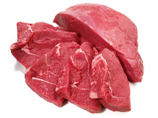 Rohe Rinderhüfte - Steaks