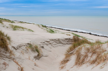 Les dunes blanches entre la Baie d'Authie et Fort-Mahon 