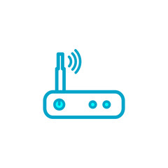 Router icon vector design template