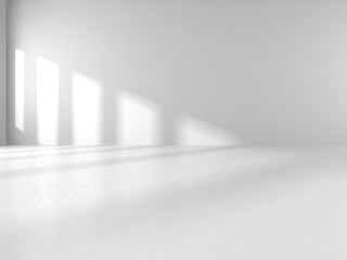 Obraz premium Futuristic White Architecture Design Background